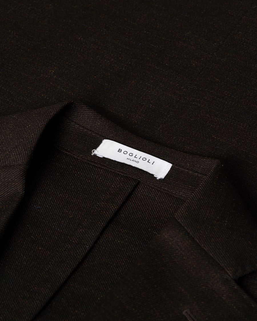 Mies | Pikkutakit | Pre-owned | Boglioli K Jacket Wool Mohair Blazer Brown 46