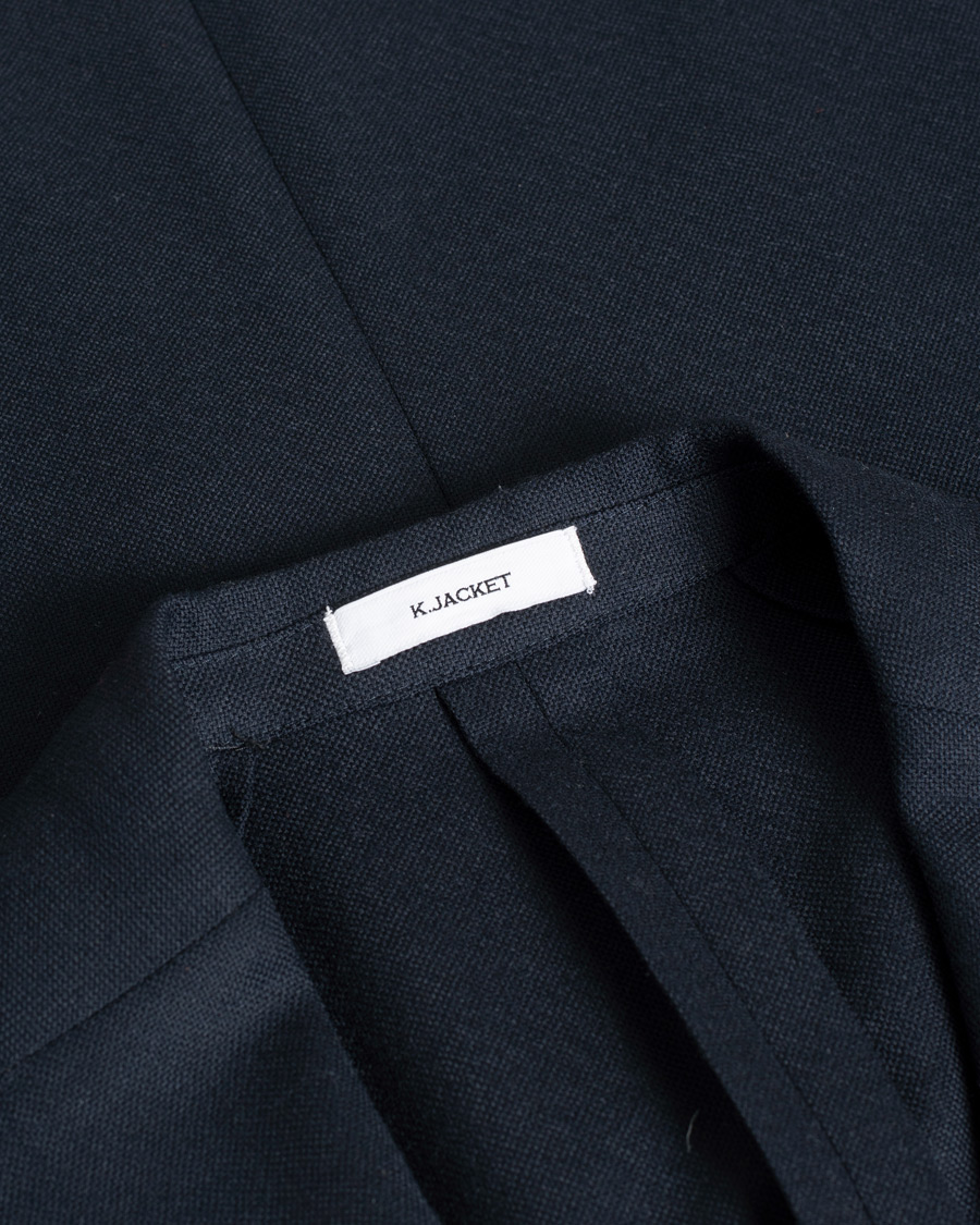 Mies | Pikkutakit | Pre-owned | Boglioli K Jacket Wool Hopsack Blazer Navy