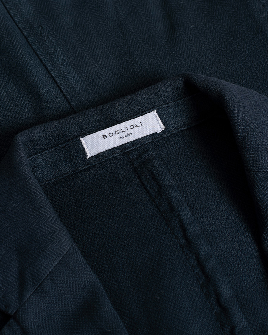 Mies | Pikkutakit | Pre-owned | K Jacket Herringbone Blazer Navy 48