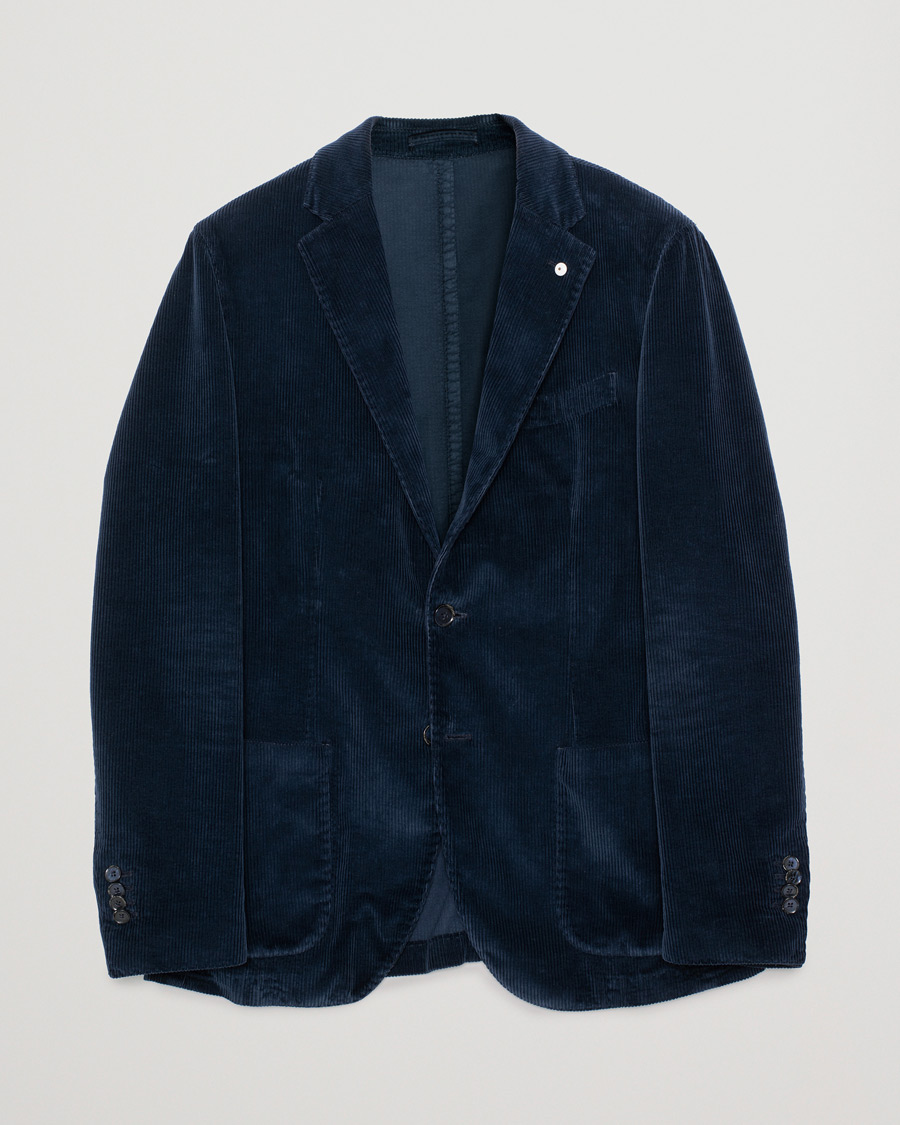 Mies | Pikkutakit | Pre-owned | L.B.M. 1911 Jack Corduroy Blazer Navy 50