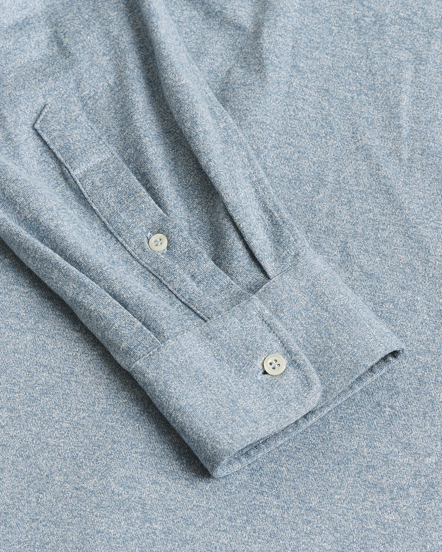 Mies | Pre-owned Kauluspaidat | Pre-owned | Brunello Cucinelli Lightweight Jersey Shirt Light Blue L