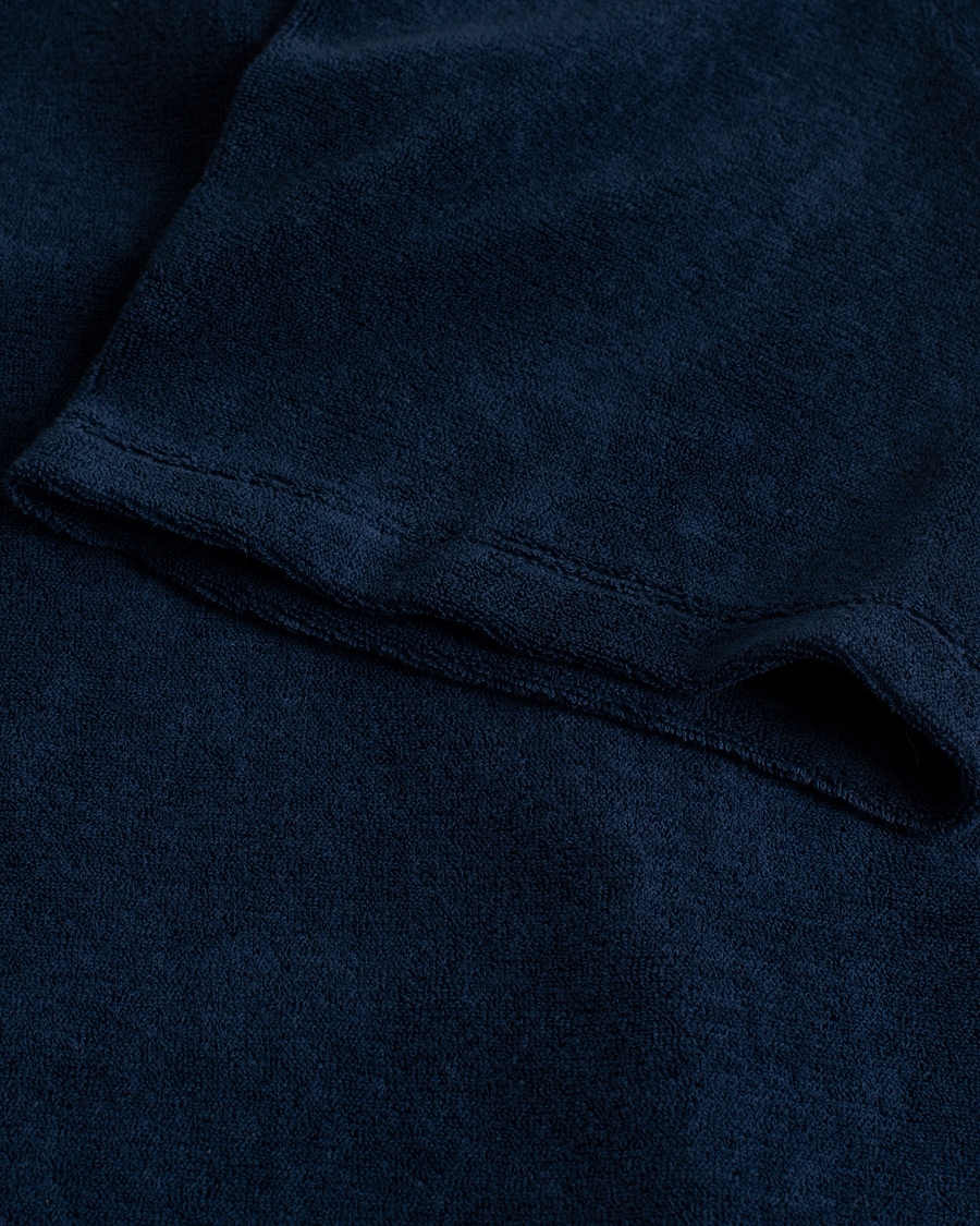 Mies | Pikeet | Pre-owned | Ermenegildo Zegna Short Sleeve Terry Piquet Navy XL