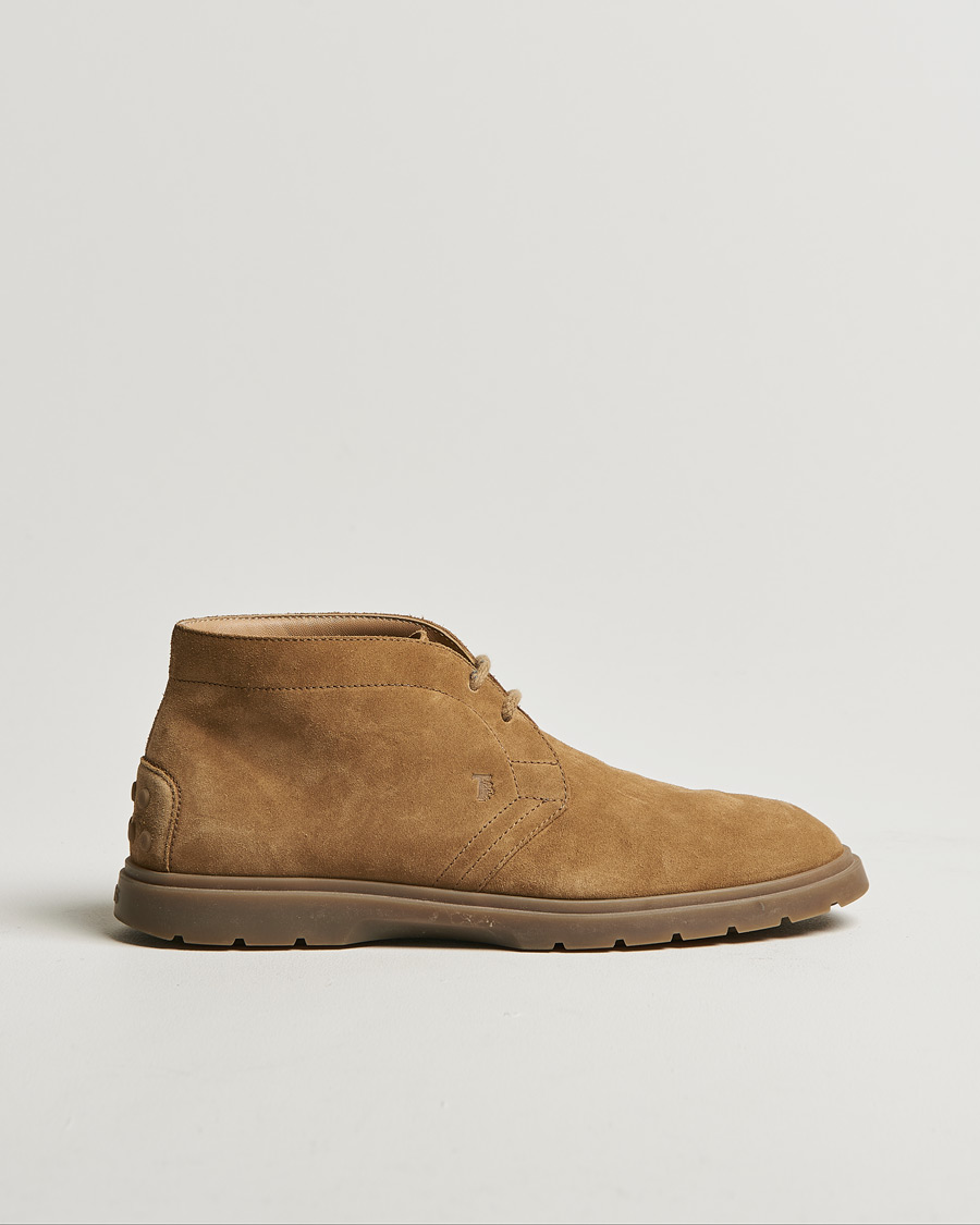 Mies | Nilkkurit | Pre-owned | Tod's Polacchino Chukka Boots Brown Suede