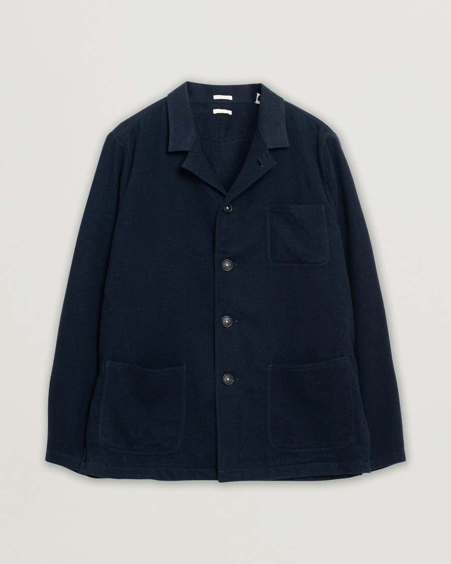 Mies | Takit | Pre-owned | Massimo Alba Florida Wool, Silk & Cashmere Shirt Jacket Navy M