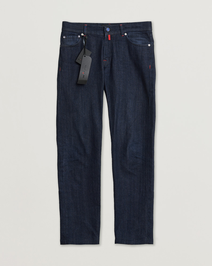 Mies | Pre-owned Farkut | Pre-owned | Kiton Slim Fit Stretch Jeans Dark Blue Wash W32