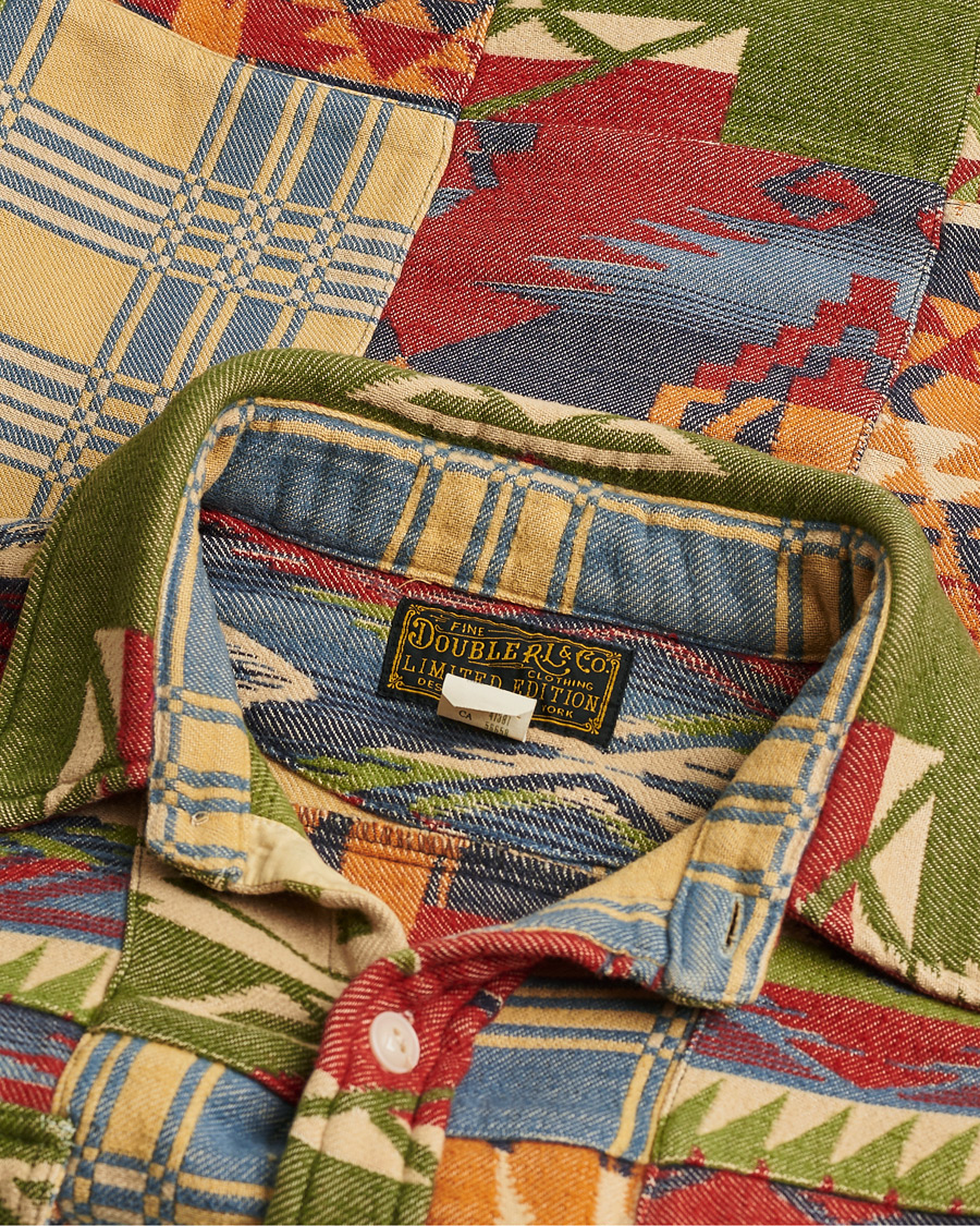 Mies | Kauluspaidat | Pre-owned | RRL Matlock Patchwork Workshirt Red/Multi M