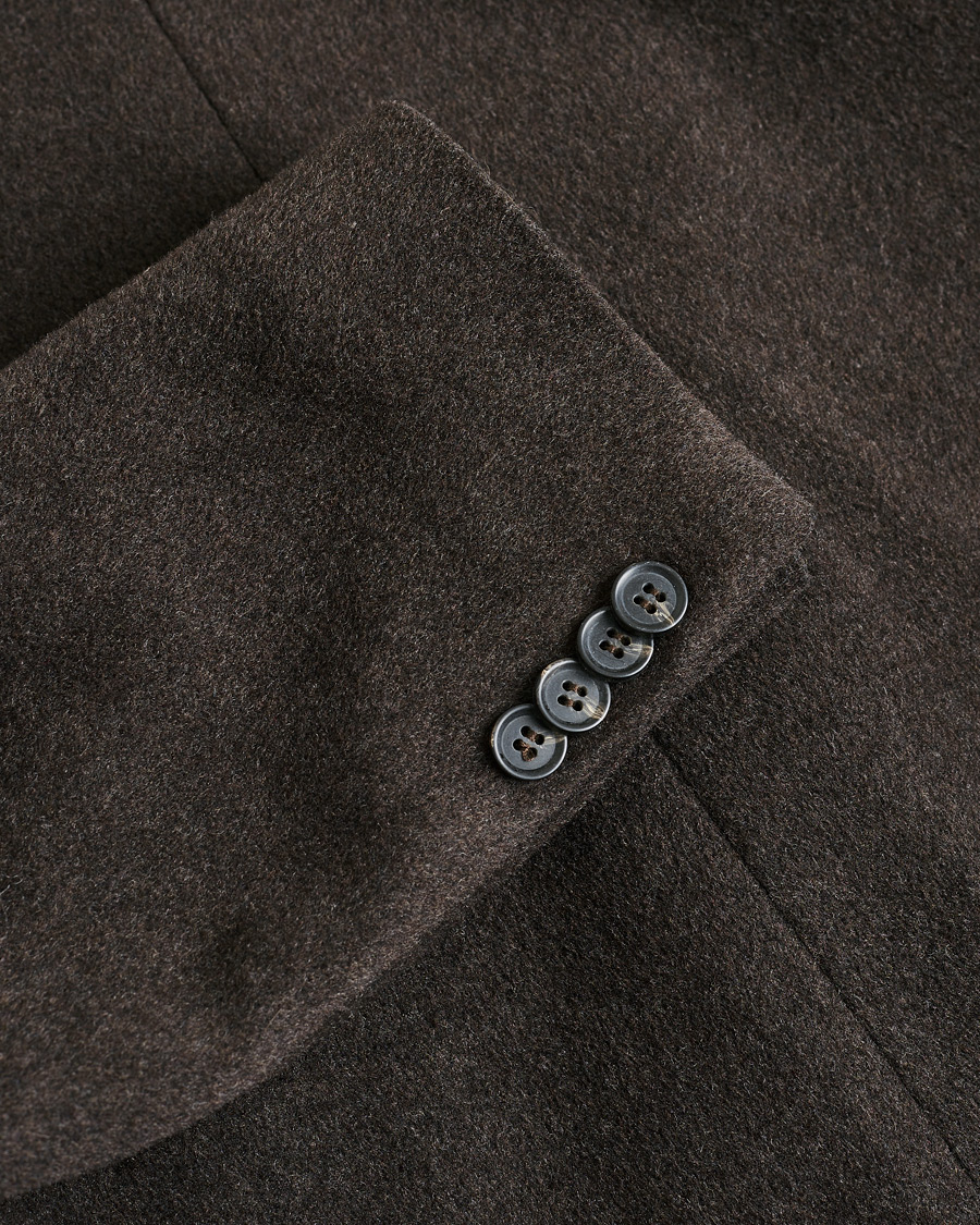 Mies | Pre-owned Takit | Pre-owned | Oscar Jacobson Sebastian Wool/Cashmere Double Breasted Coat Brown 48