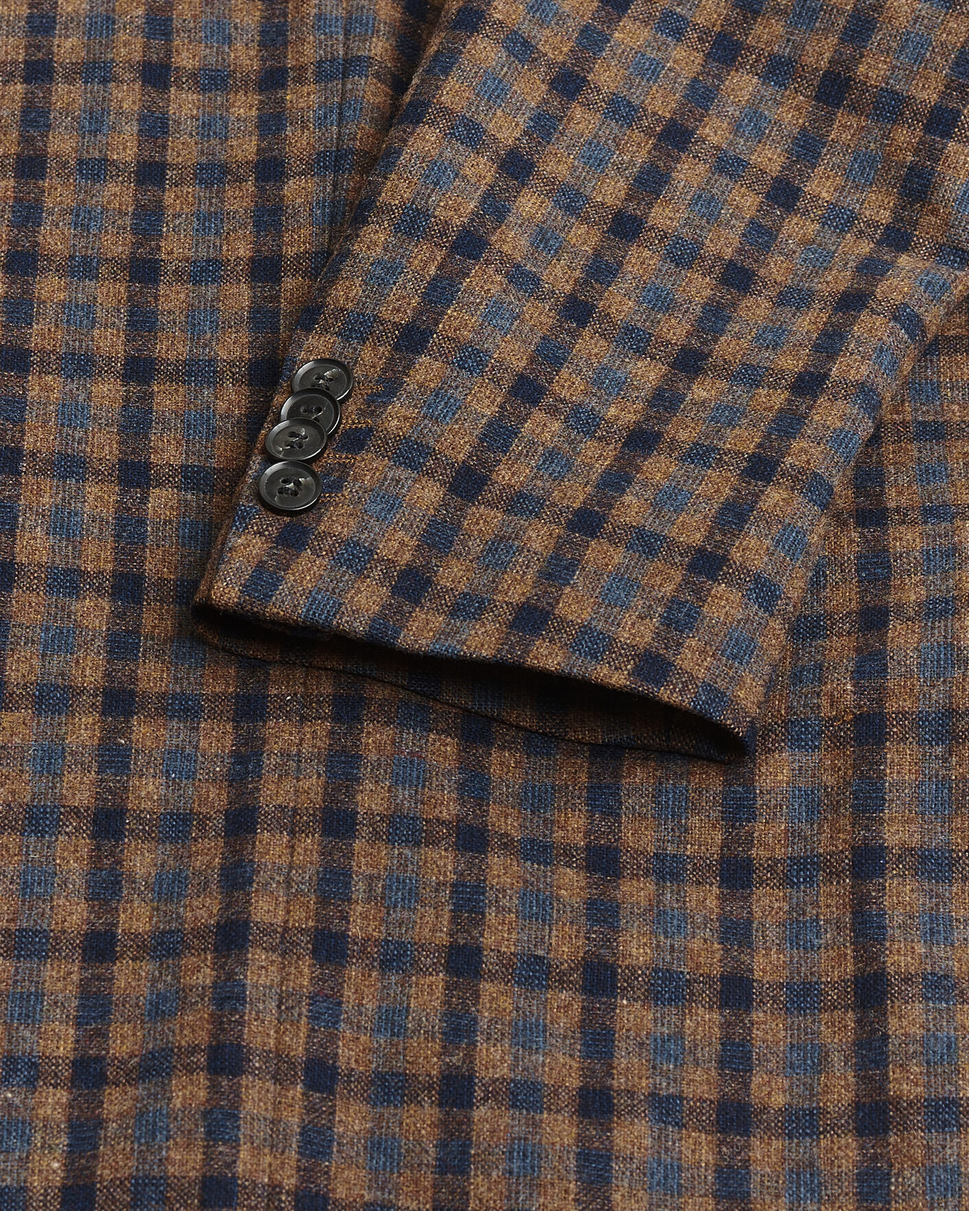 Mies | Pre-owned Pikkutakit | Pre-owned | Oscar Jacobson Egel Checked Wool Blazer Brown 50
