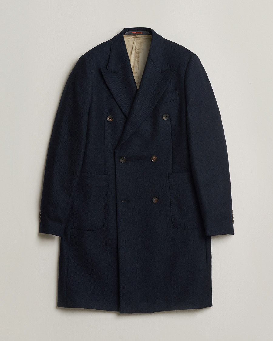 Mies | Pre-owned Takit | Pre-owned | Morris Double Breasted Wool Coat Navy 48