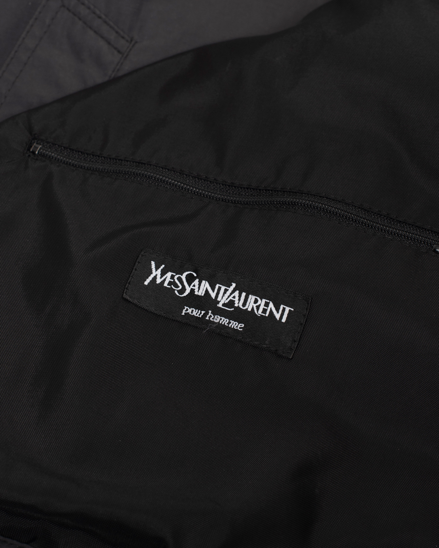 Mies | Takit | Pre-owned | Yves Saint Laurent Cotton/Nylon Coat Black 48