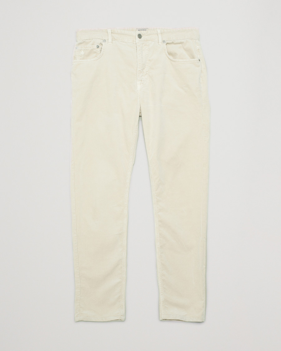 Mies | Morris James Corduroy 5-Pocket Pant Off White | Pre-owned | Morris James Corduroy 5-Pocket Pant Off White