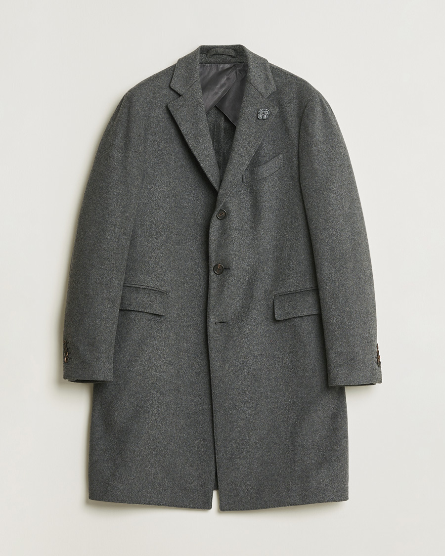 Mies | Pre-owned Takit | Pre-owned | Lardini Wool Coat Grey 56