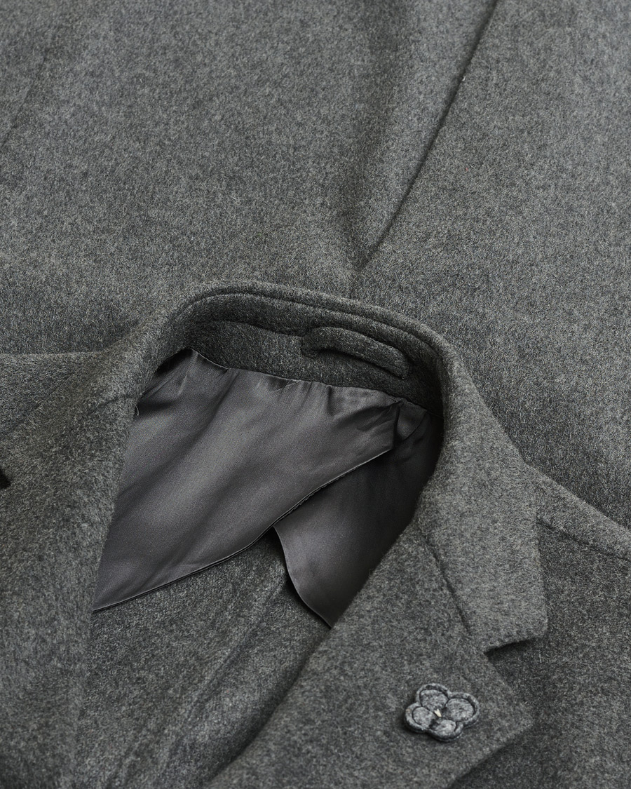 Mies | Pre-owned Takit | Pre-owned | Lardini Wool Coat Grey 56
