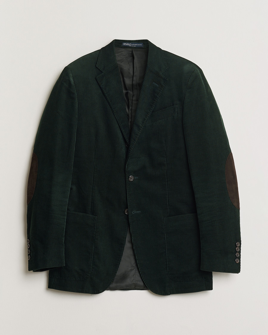 Mies | Pre-owned Pikkutakit | Pre-owned | Polo Ralph Lauren Corduroy Green Blazer 48