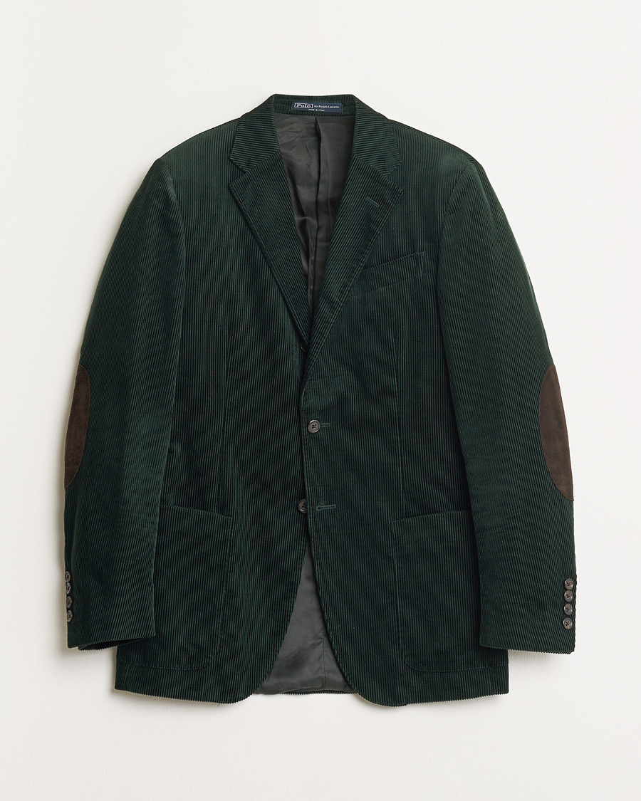Mies | Pre-owned Pikkutakit | Pre-owned | Polo Ralph Lauren Corduroy Green Blazer 48