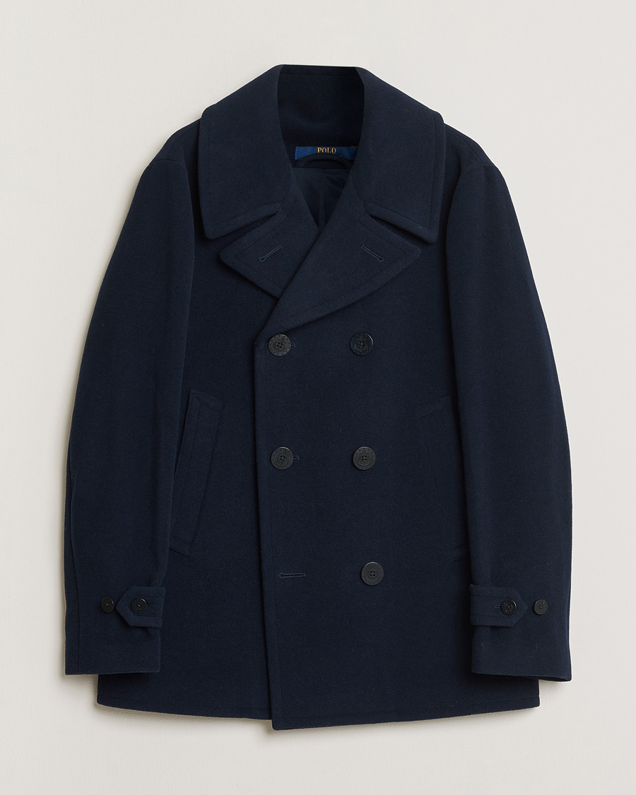 Mies | Pre-owned Takit | Pre-owned | Polo Ralph Lauren Wool Peacoat Navy M