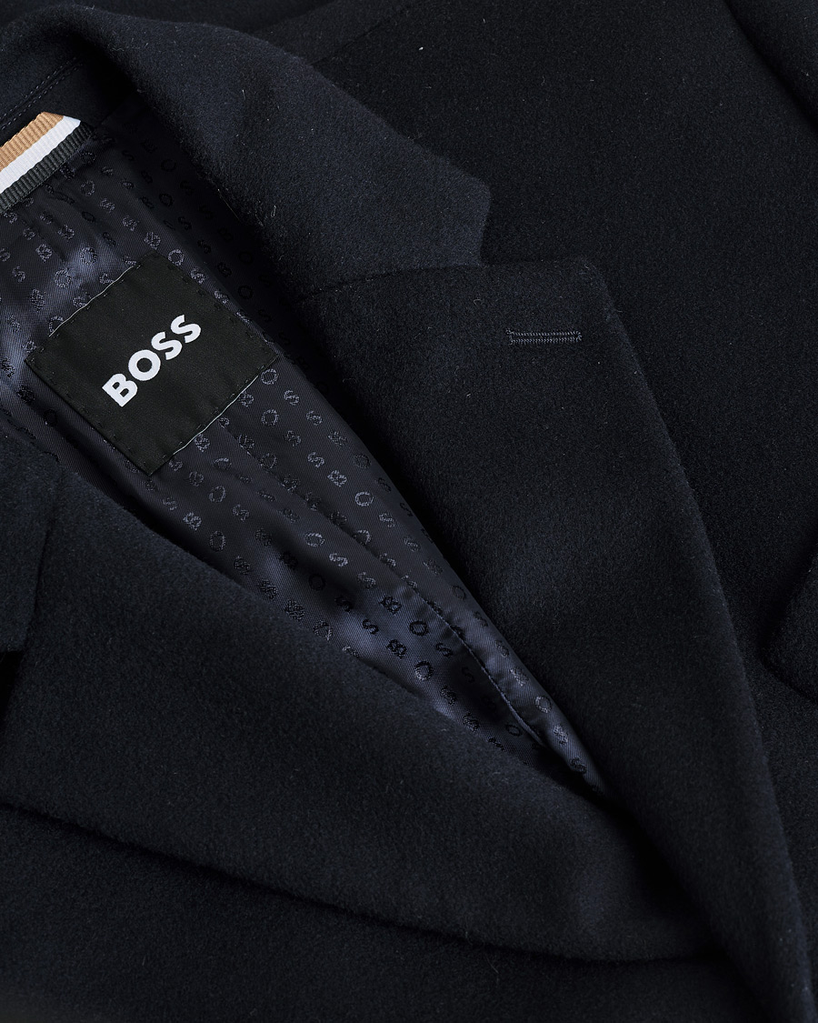 Mies | Pre-owned Takit | Pre-owned | BOSS BLACK Hyde Wool/Cashmere Coat Dark Blue