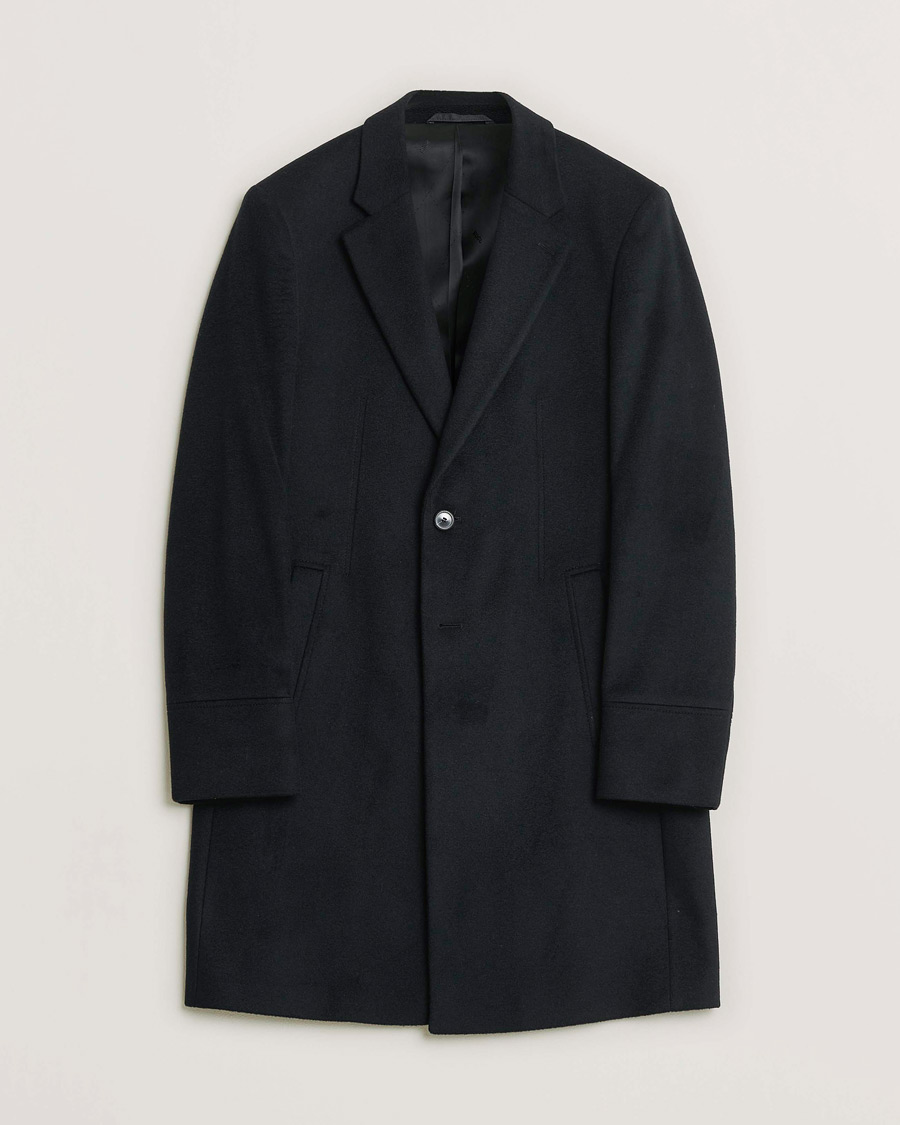 Mies | Pre-owned Takit | Pre-owned | HUGO Cashmere Coat Black 46