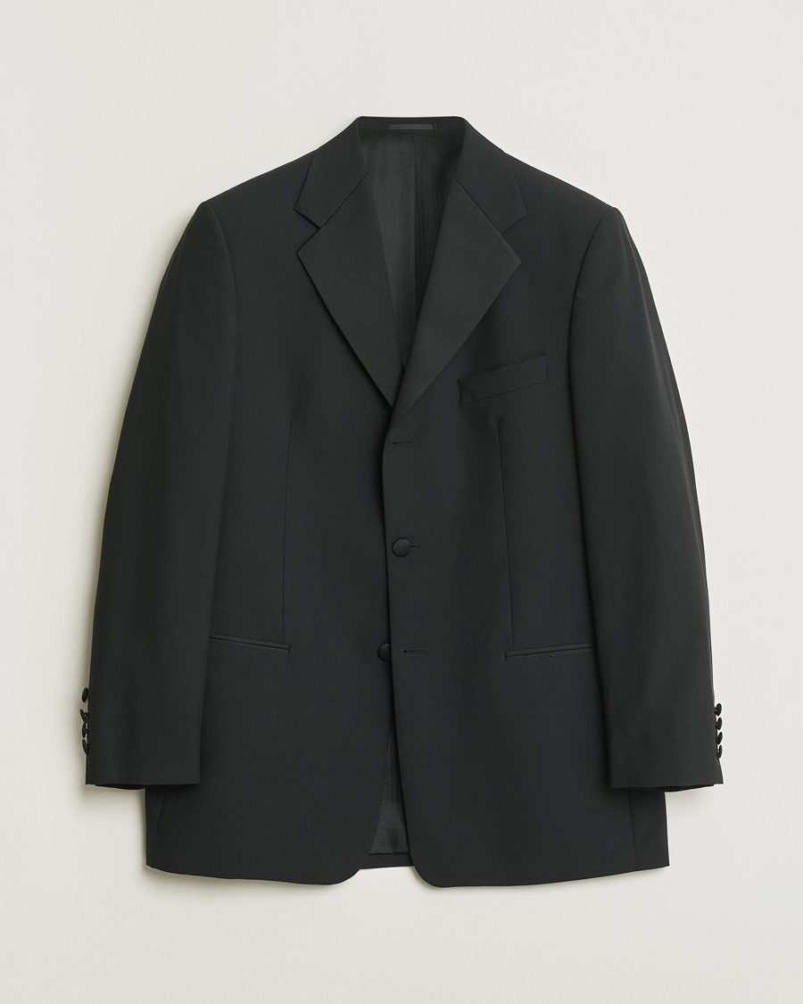 Mies | Pre-owned Pikkutakit | Pre-owned | Oscar Jacobson Vintage Tuxedo Blazer Black 50