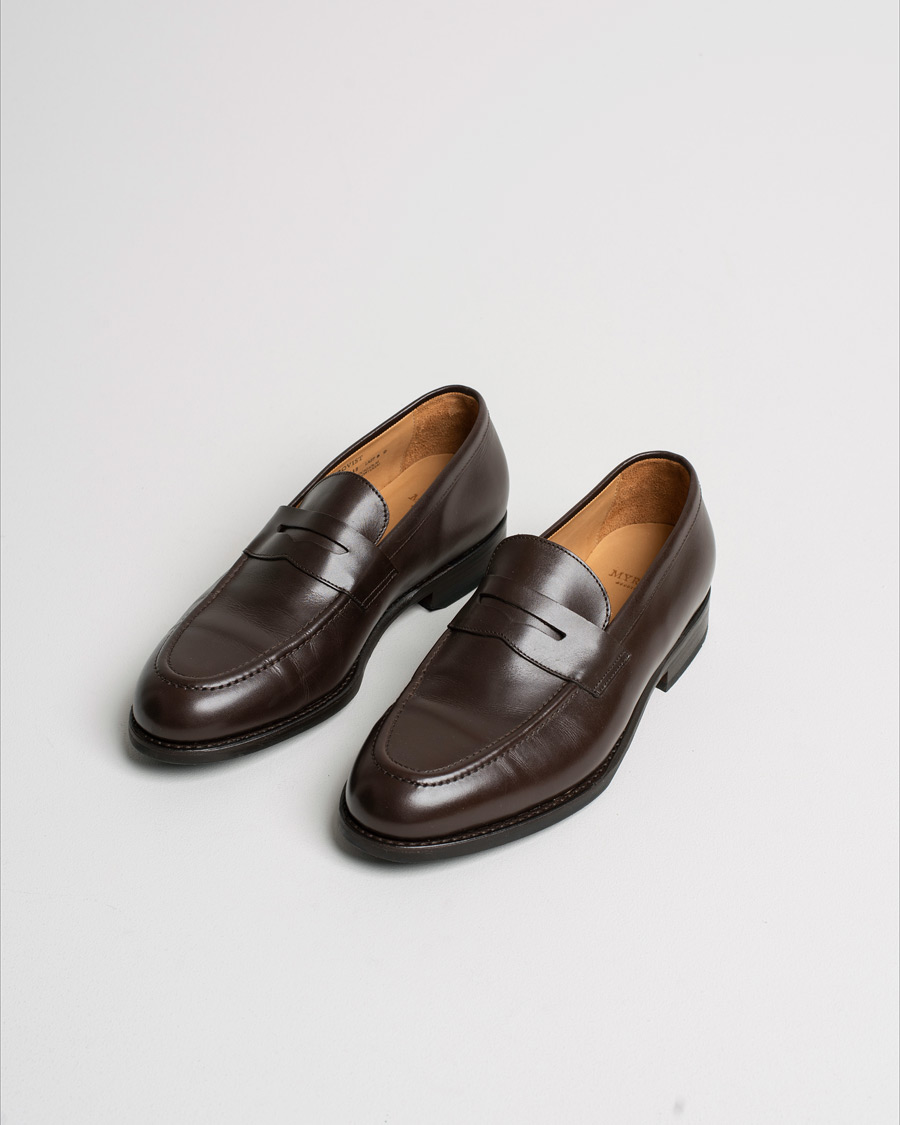 Mies | Myrqvist Stenhammar Loafer Dark Brown Calf | Pre-owned | Myrqvist Stenhammar Loafer Dark Brown Calf