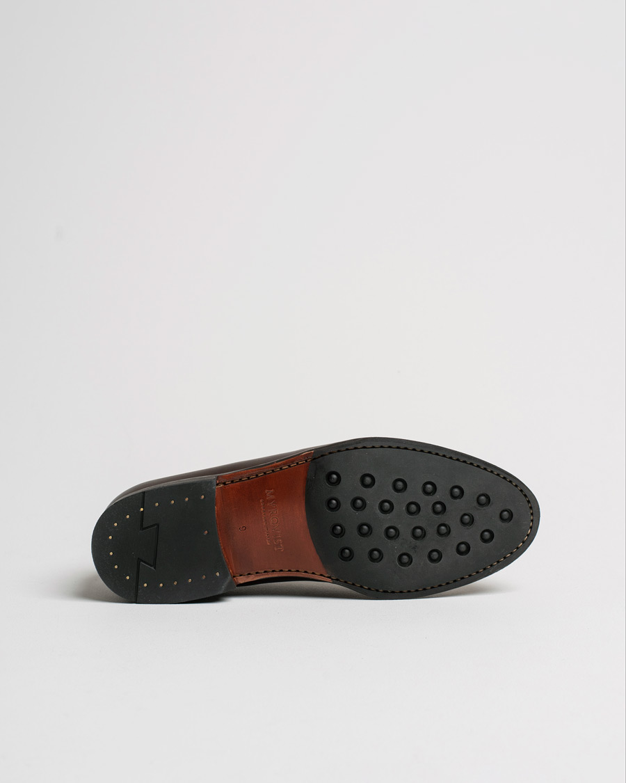 Mies | Myrqvist Stenhammar Loafer Dark Brown Calf | Pre-owned | Myrqvist Stenhammar Loafer Dark Brown Calf