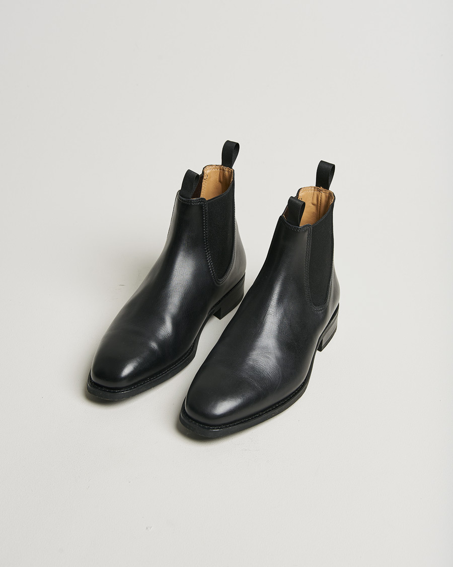 Mies | Myrqvist Granhult Chelsea Boot Black Calf | Pre-owned | Myrqvist Granhult Chelsea Boot Black Calf