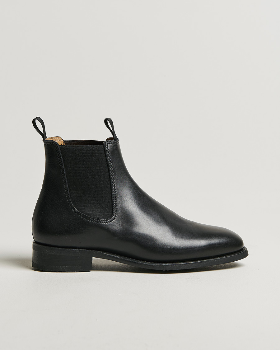 Mies | Myrqvist Granhult Chelsea Boot Black Calf | Pre-owned | Myrqvist Granhult Chelsea Boot Black Calf