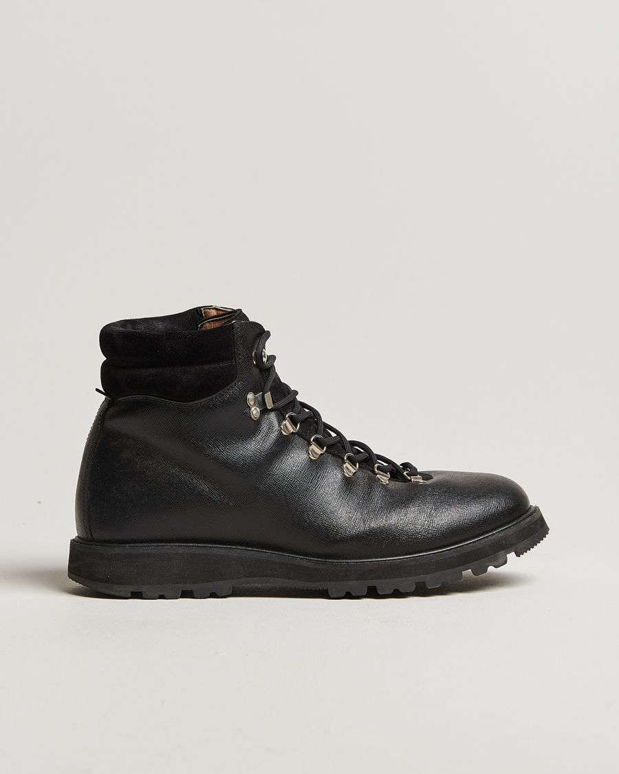 Mies | Myrqvist Duved II Laced Boot Black Grain Calf UK9 - EU43 | Pre-owned | Myrqvist Duved II Laced Boot Black Grain Calf UK9 - EU43