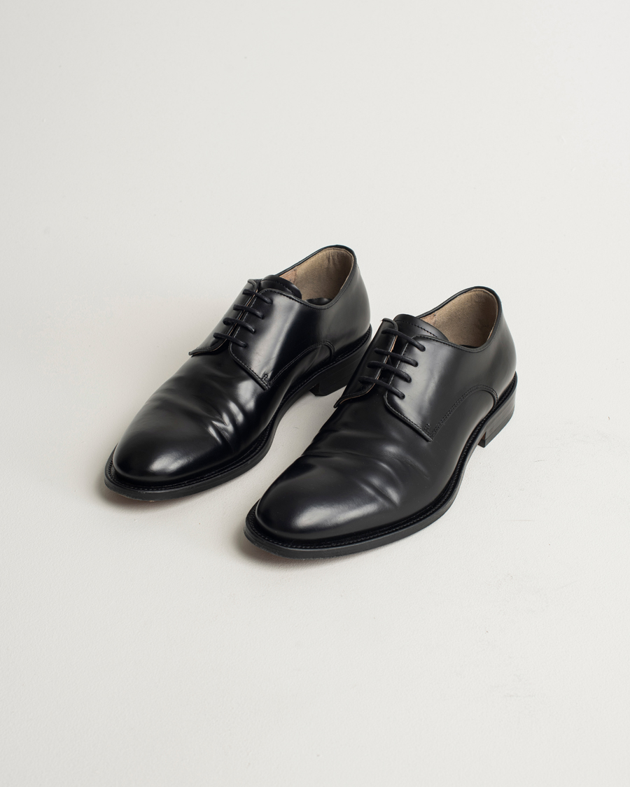 Mies | Filippa K Derby Shoes Black Calf 41 | Pre-owned | Filippa K Derby Shoes Black Calf 41