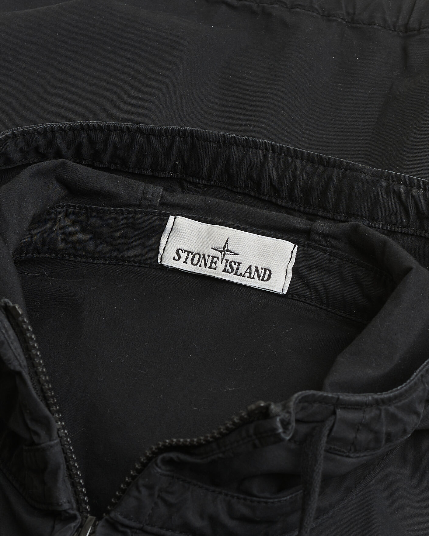 Mies | Pre-owned Takit | Pre-owned | Stone Island Supima Cotton Hooded Jacket Black XL