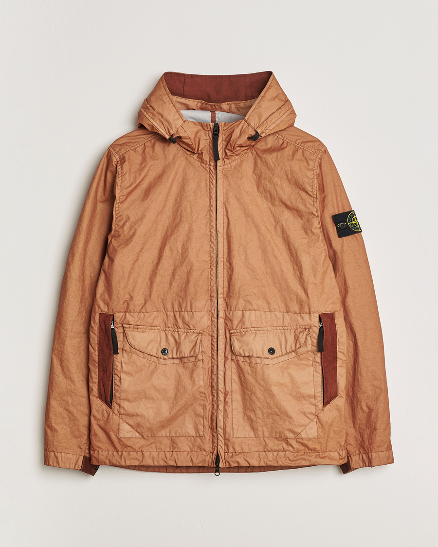 Mies | Pre-owned Takit | Pre-owned | Stone Island Membrana Hooded Jacket Rust M
