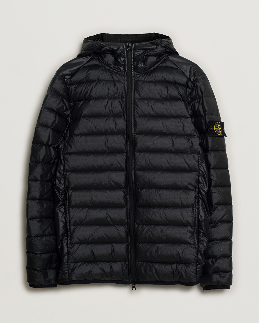Mies | Takit | Pre-owned | Stone Island R-Nylon Hooded Down Jacket Black