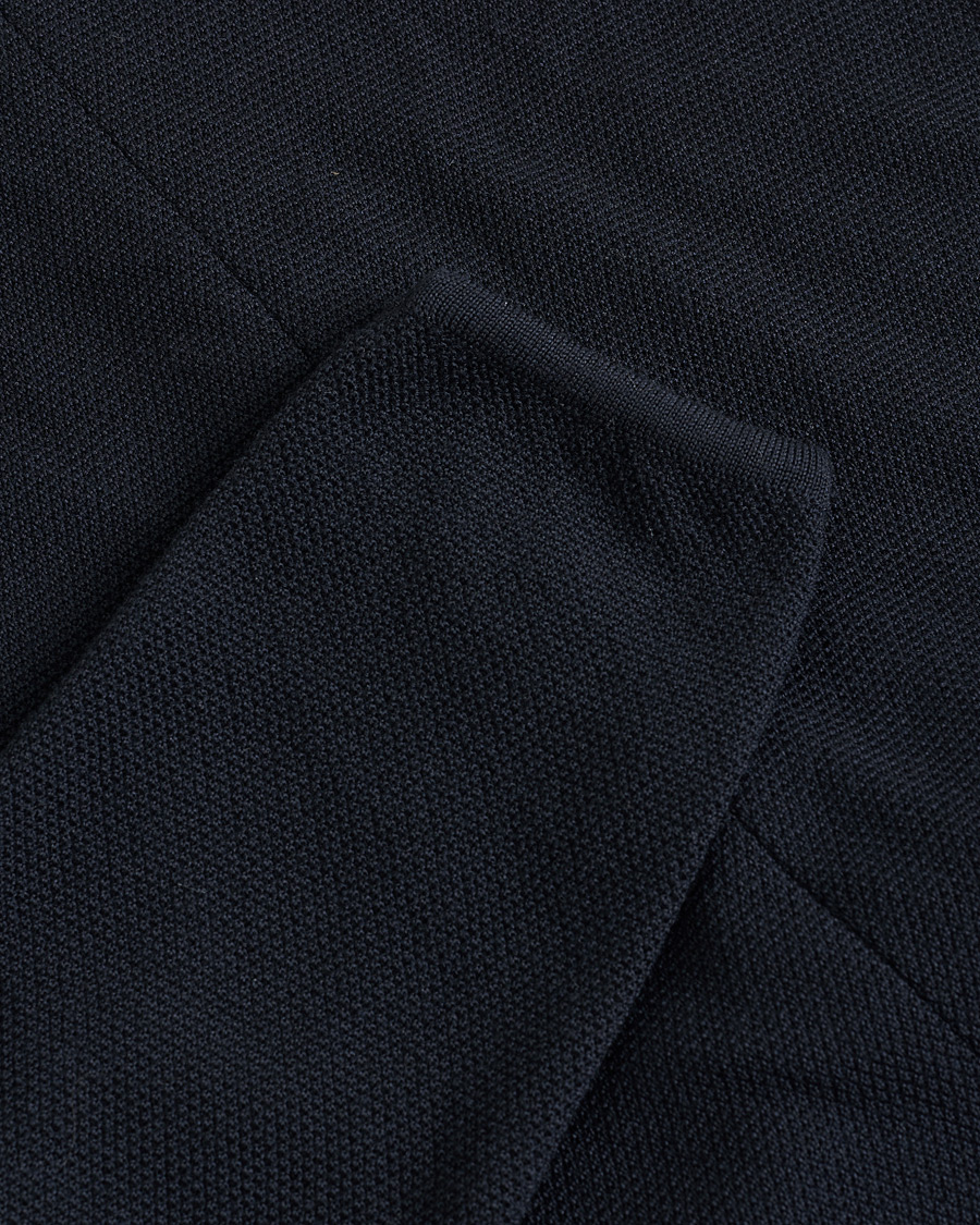 Mies | Stenströms Merino Wool Texture Knitted Blazer Navy L | Pre-owned | Stenströms Merino Wool Texture Knitted Blazer Navy L