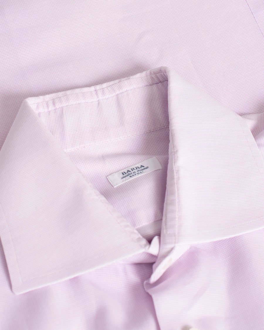 Mies | Kauluspaidat | Pre-owned | Barba Napoli Slim Dress Shirt Pink 39 - M