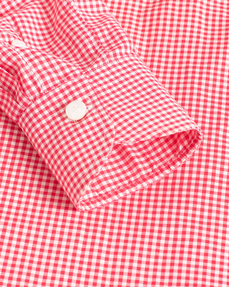 Mies | Kauluspaidat | Pre-owned | Alessandro Gherardi Slim Checked Dress Shirt Red 39 - M