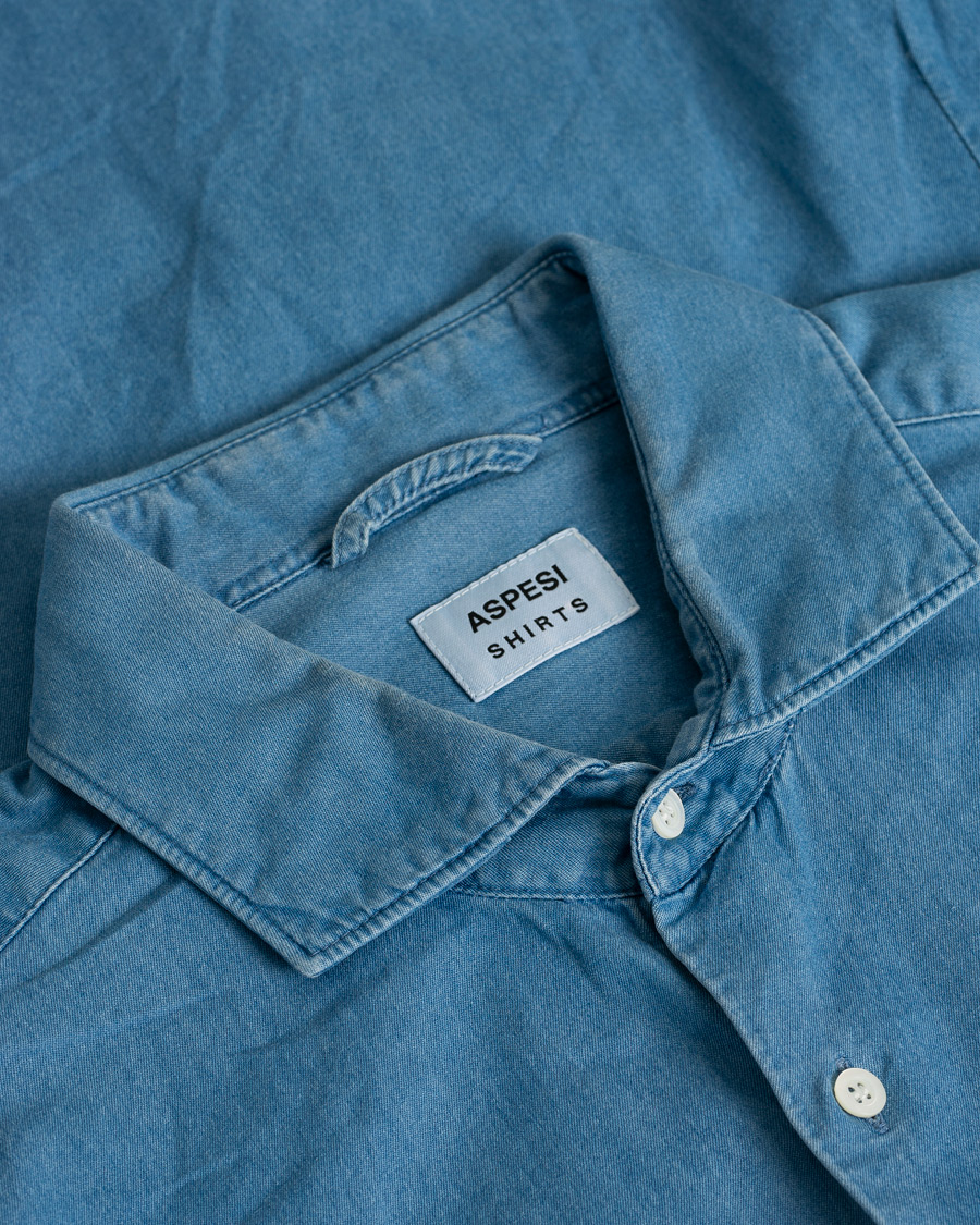 Mies | Kauluspaidat | Pre-owned | Aspesi Casual Denim Shirt Indigo 42 - L