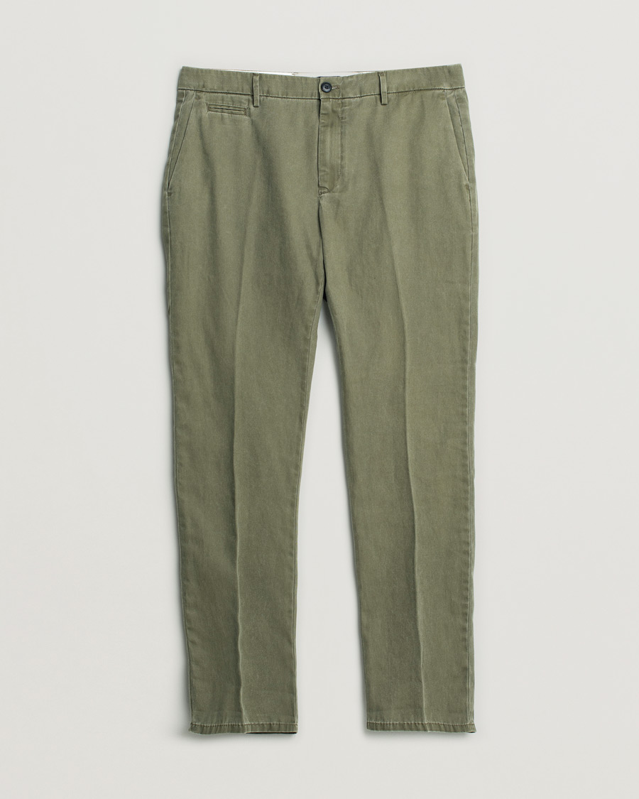 Mies | Pre-owned Housut | Pre-owned | Dondup Joe Cotton Chinos Olive Green