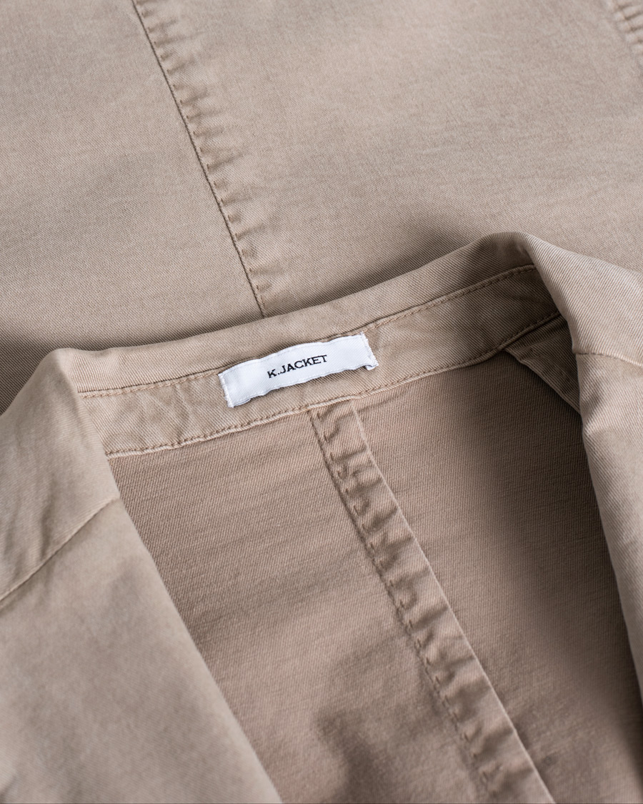 Mies | Pre-owned Pikkutakit | Pre-owned | Boglioli K Jacket Lyocell/Cotton Stretch Blazer Stone 54