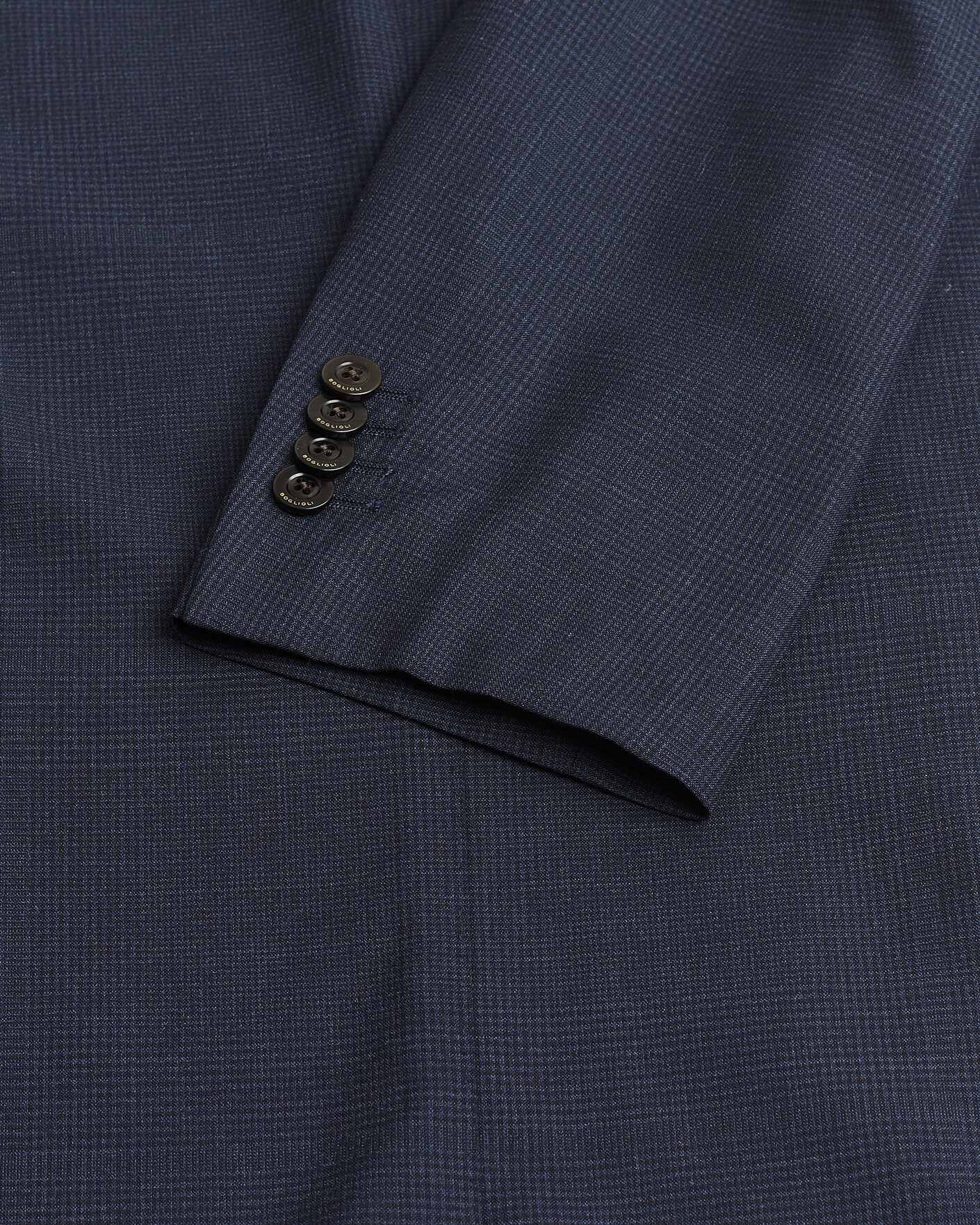 Mies | Pre-owned Pikkutakit | Pre-owned | Boglioli K Jacket Check Wool & Silk Blazer Navy 54