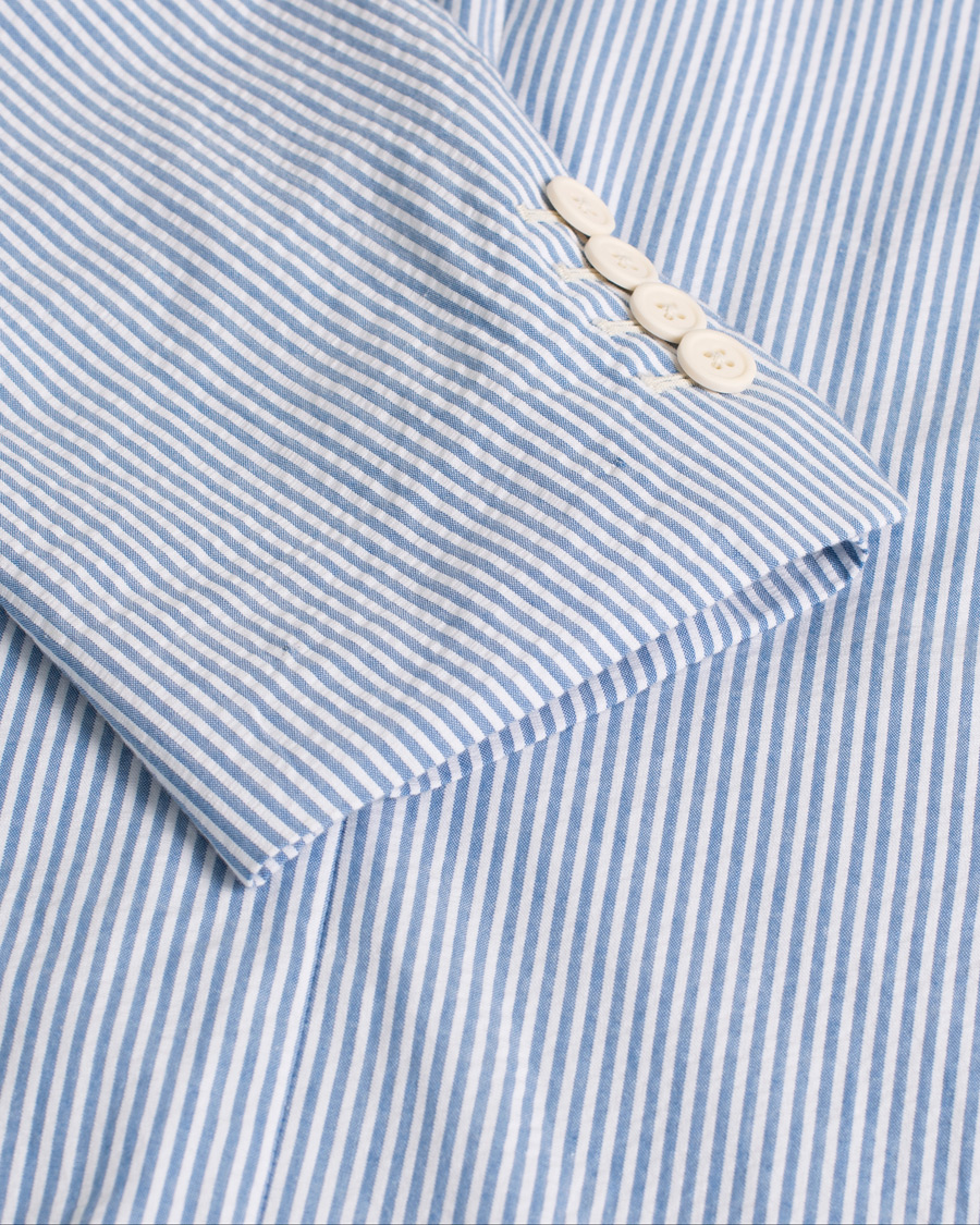 Mies | Pikkutakit | Pre-owned | Polo Ralph Lauren Seersucker Sportcoat Bright Blue