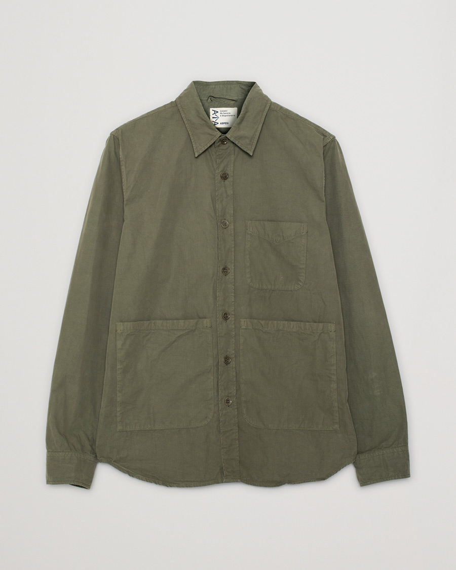Mies | Takit | Pre-owned | Aspesi Utility Shirt Jacket Military