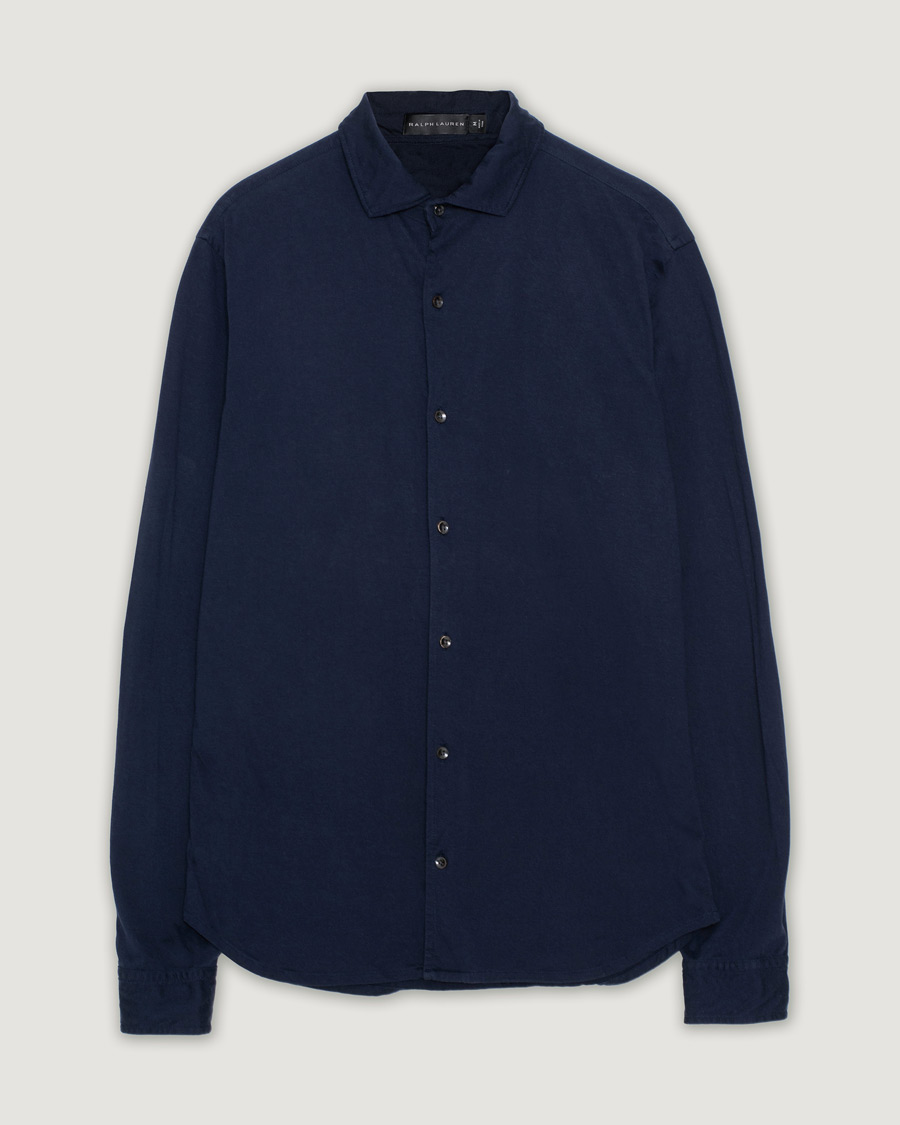 Mies | Kauluspaidat | Pre-owned | Ralph Lauren Black Label Jesery Shirt Navy M