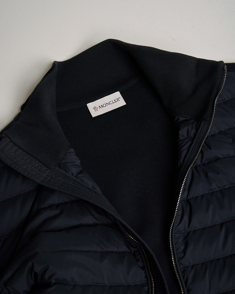 Mies | Puserot | Pre-owned | Moncler Light Hybrid Zip Jacket Navy