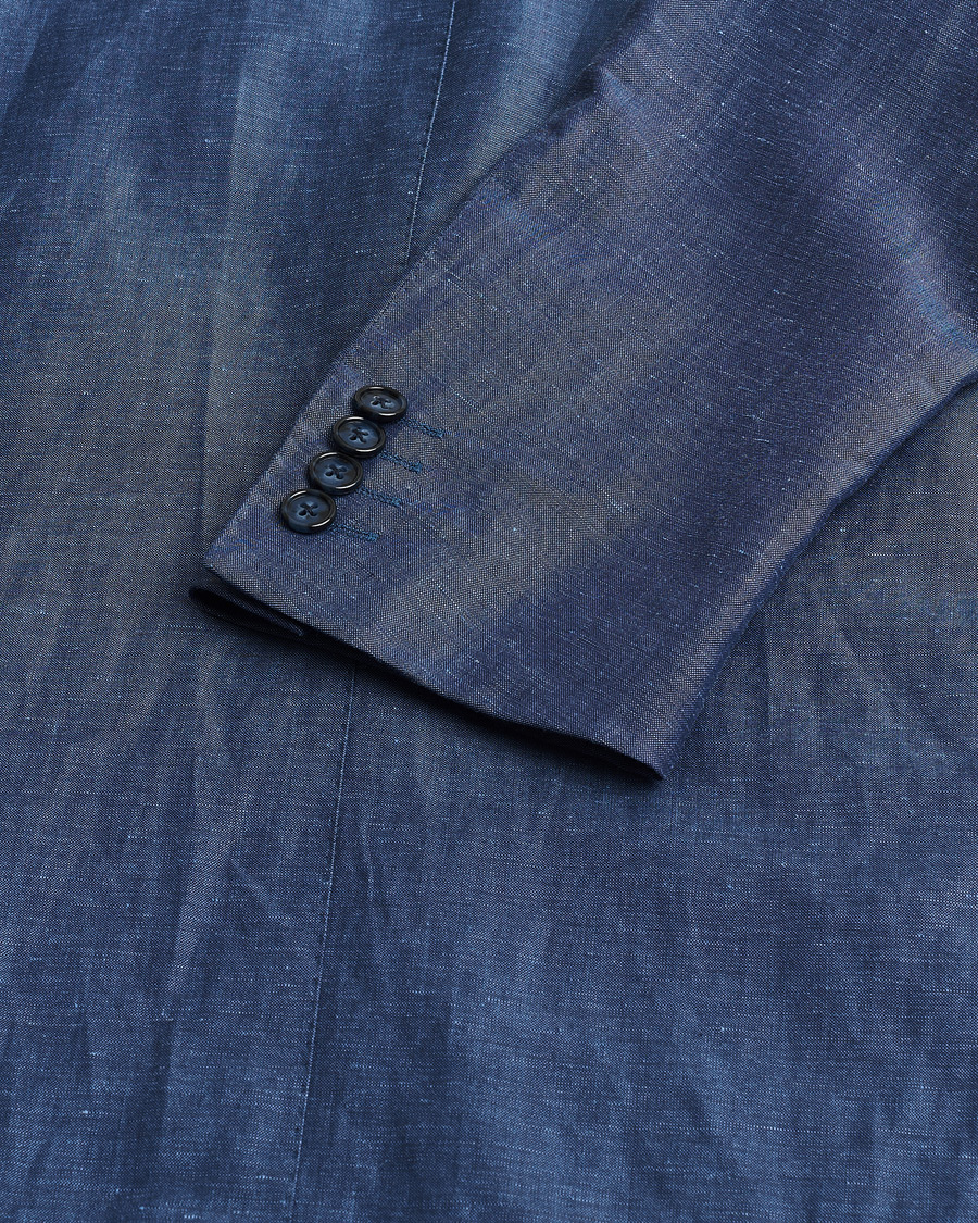 Mies | Pre-owned Puvut | Pre-owned | Corneliani Linen/Wool Blend Suit Blue 52