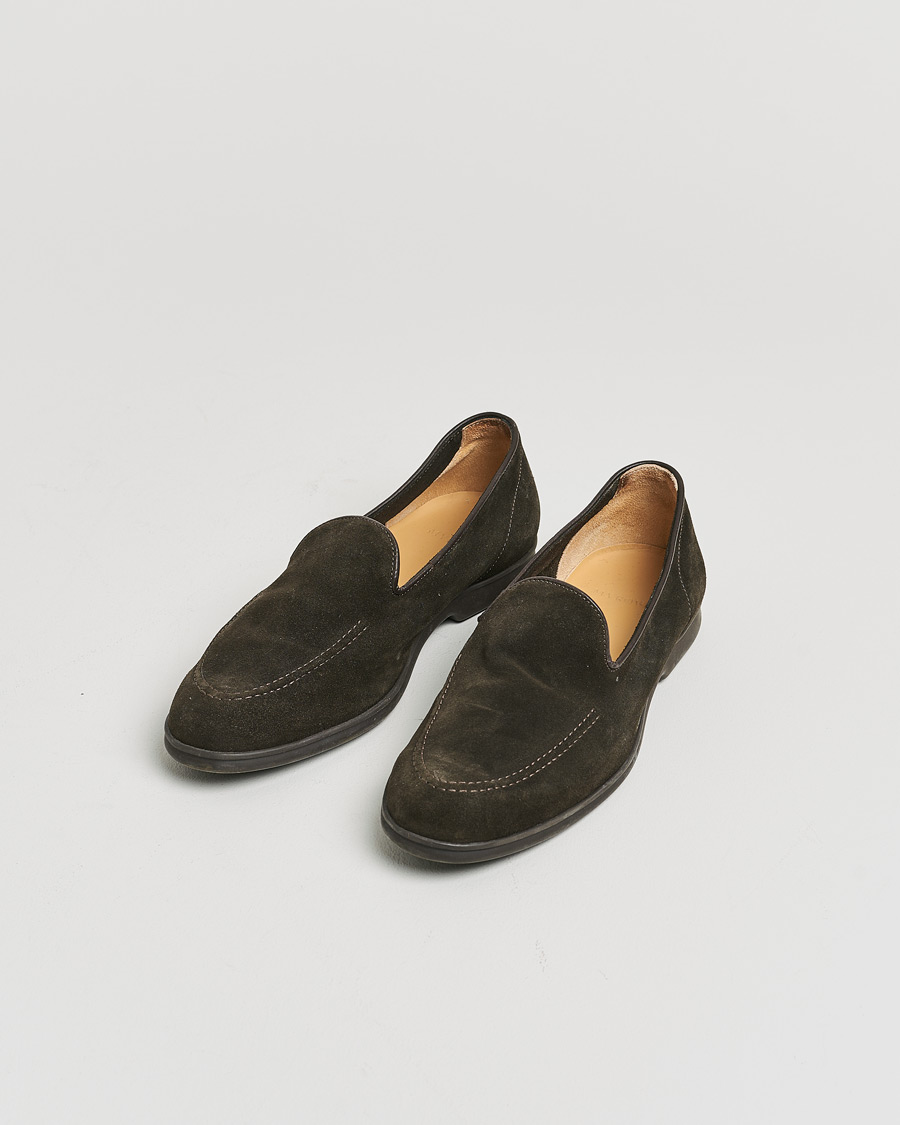 Mies | Pre-owned Kengät | Pre-owned | Myrqvist Brannö Loafers Dark Brown Suede 41