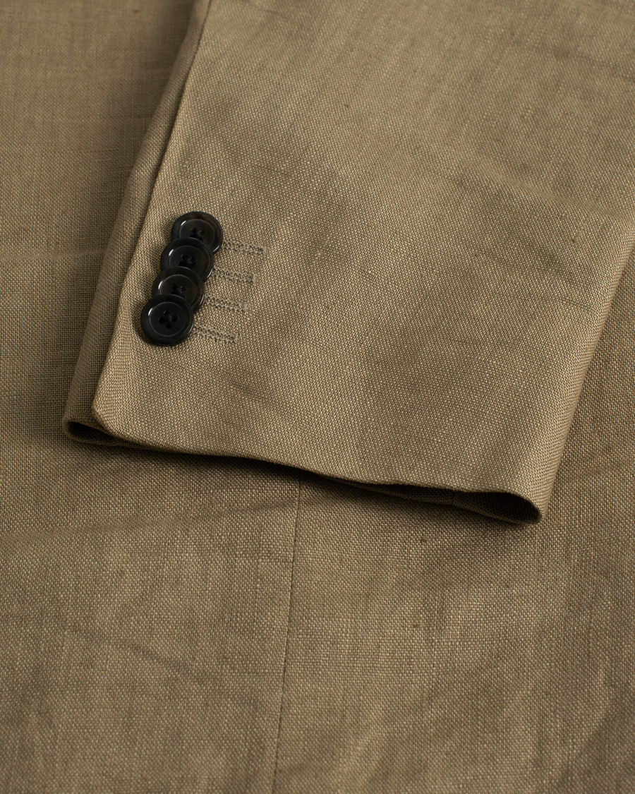 Mies | Pikkutakit | Pre-owned | GANT Tailored fit Linen Blazer Beige 52