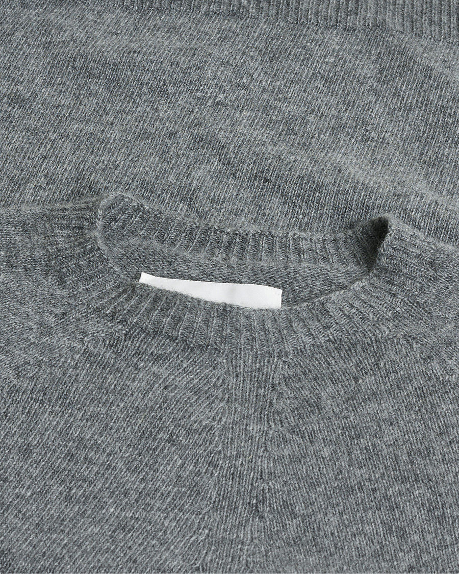 Mies | Pre-owned Puserot | Pre-owned | Jil Sander Cashmere/Merino Round Neck Sweater Grey Melange