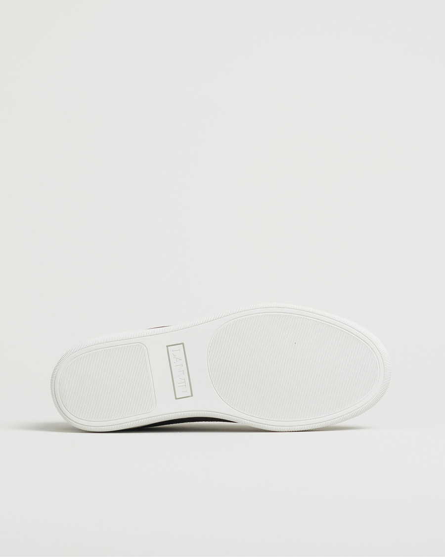 Mies | Lanvin Patent Cap Toe Sneaker Dark Brown | Pre-owned | Lanvin Patent Cap Toe Sneaker Dark Brown