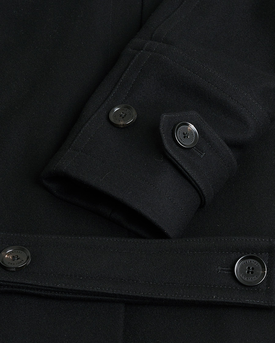 Mies | Belstaff Milford Wool Coat Black 46 | Pre-owned | Belstaff Milford Wool Coat Black 46