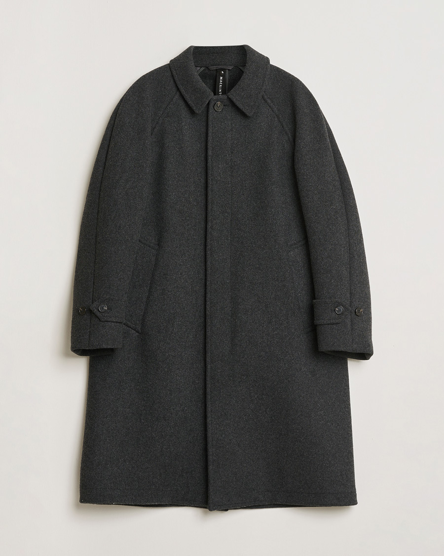 Mies | Pre-owned Takit | Pre-owned | Mackintosh Boston Wool Overcoat Grey M